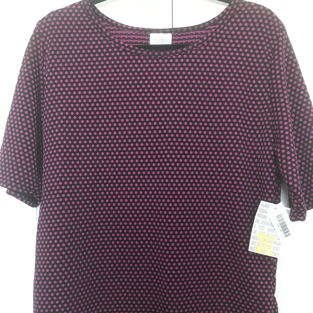 LuLaRoe pink and black Gigi